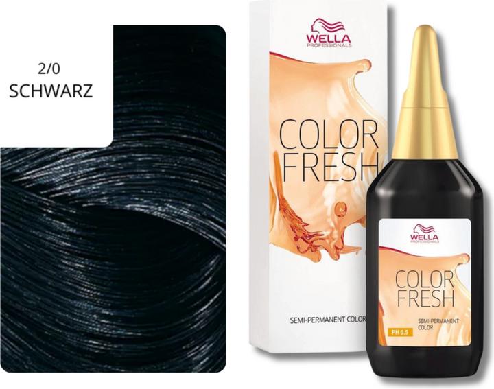 Actual product image Wella Color Fresh Acid (2/0 black)