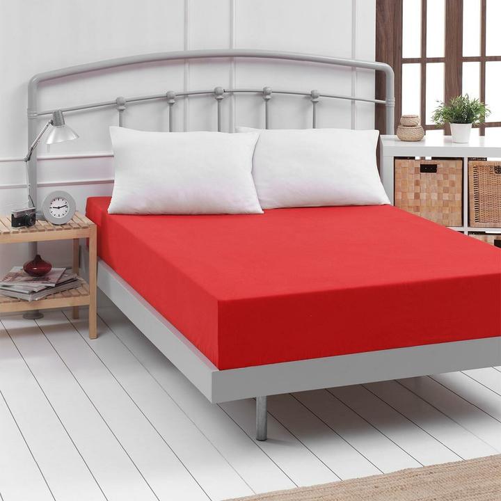 Image du produit Traumschlaf Drap-housse en cotton fin (200 x 220 cm)