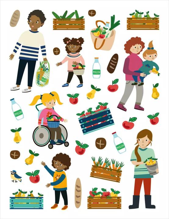 Produktbild Stickerbuch Bauernhof