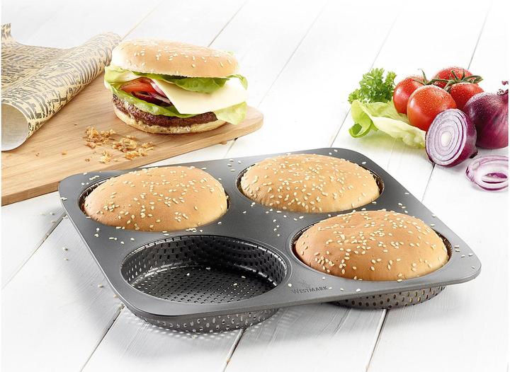 Image du produit Westmark 4 Moule à pain pour hamburger Grand, 28x28cm (28 cm)