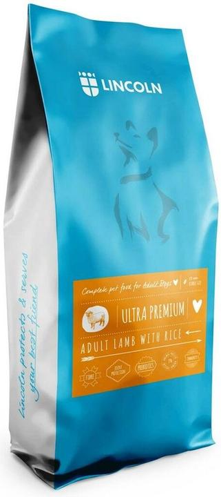 Image du produit Lincoln Ultra premium Medium and large Lamb with rice - dry dog food - 12kg (12000 g)