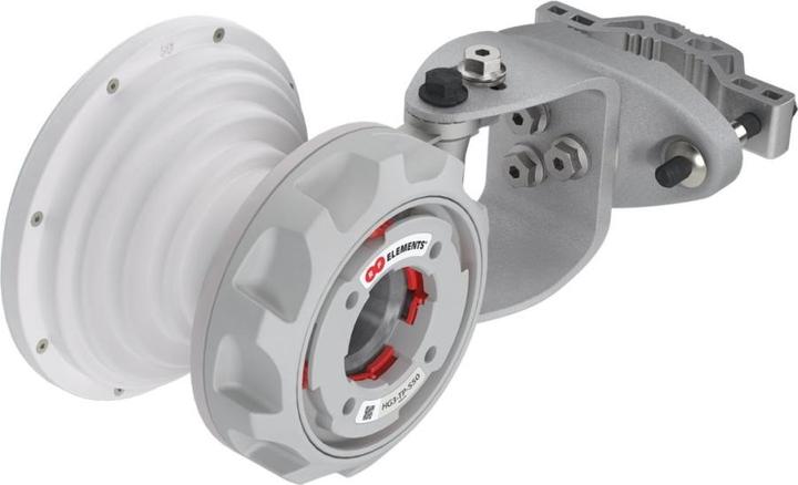 Actual product image RF-Elements HG3-TP-S50 - 14.3 dBi - 5.18 - 6.4 GHz - 50° - 50° - Horn antenna - TwistPort (14.30 dB)