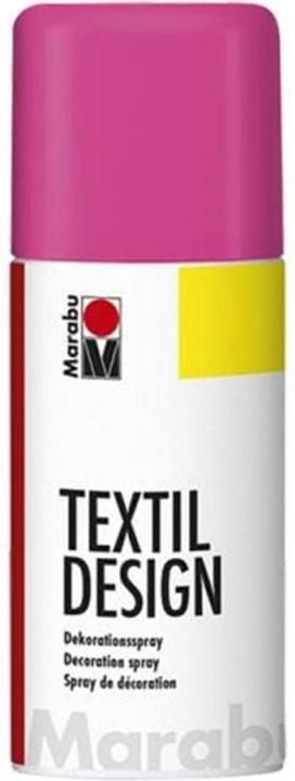 Actual product image Marabu Decoration Spray Textile Design (Pink, 150 ml)