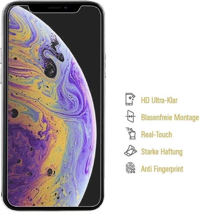 Actual product image Protectorking 6x Premium screen protector 3D CLEAR (6 Piece, Apple iPhone X)