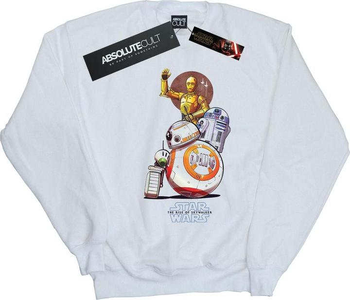 Star Wars The Rise Of Skywalker Droids Illustration Sweatshirt Jungen