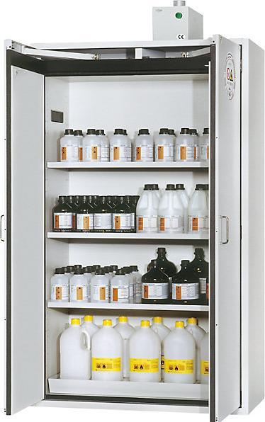 Actual product image asecos Hazardous material cabinet type 90, fire resistant (120 cm, 196.80 cm)