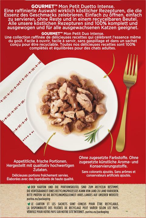 Image du produit Gourmet Mon Petit Duetti (Adulte, 6 pcs, 300 g)