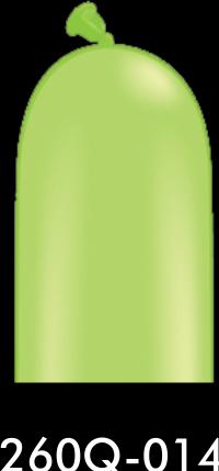 Actual product image Qualatex 100 Modelling Balloons Lime Green L 180cm