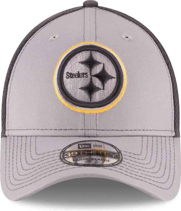 Produktbild New Era 39Thirty Stretch Mesh Cap - Pittsburgh Steelers - S/ (S/M)