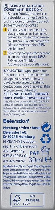 Produktbild NIVEA Q10 Expert Dual Action Serum (30 ml)