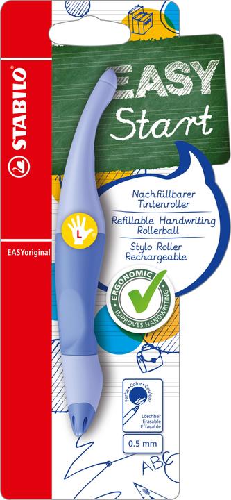 STABILO EASYoriginal Pastel Tintenroller für Linkshänder (Pastellblau, 1 x)