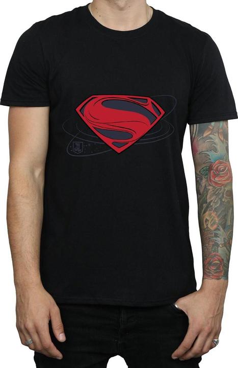 Actual product image Mens Justice League Movie Superman Logo T-Shirt (XL)