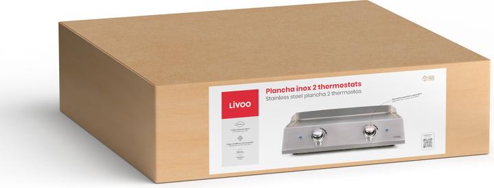 Image du produit Livoo Plancha électrique inox (Prise UE)
