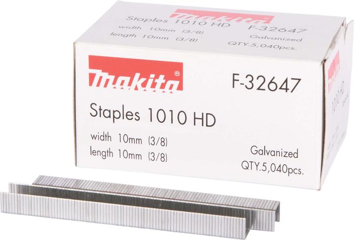 Produktbild Makita 10mm Klammern galvanisiert für Akku Tacker