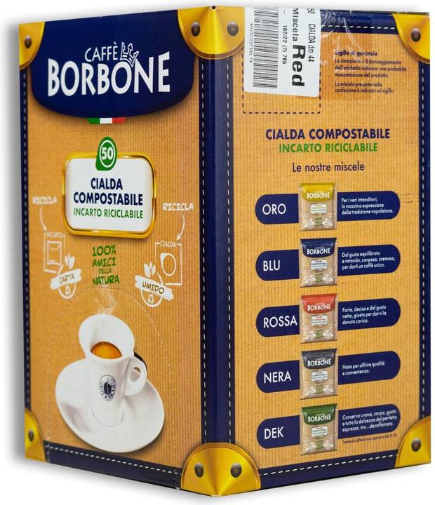 Actual product image Caffè Borbone Rossa (50 x Port.)