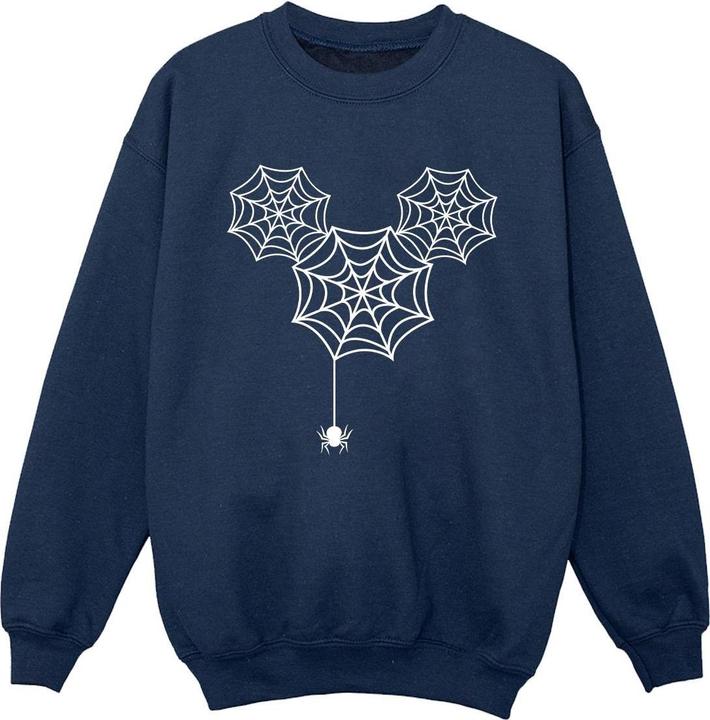 Actual product image Disney Boys Mickey Mouse Spider Web Head Sweatshirt (140, 146)
