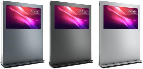 Produktbild DSS Indoor Stele Landscape, 43" Bildschirm, schwarz