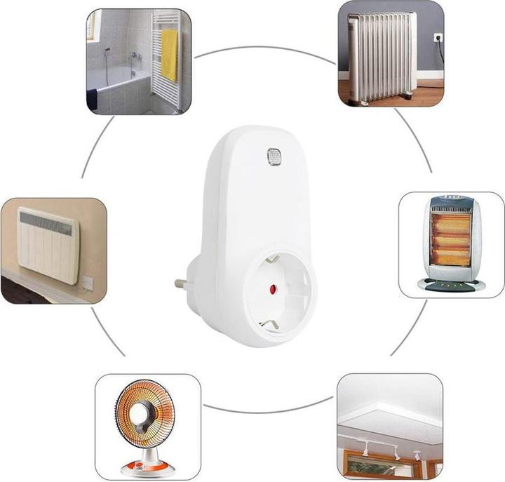 Produktbild Cronos WiFi Steckdosenthermostat für Grafen Basic / Carbon P800 und P1000 Infrarotheizungen