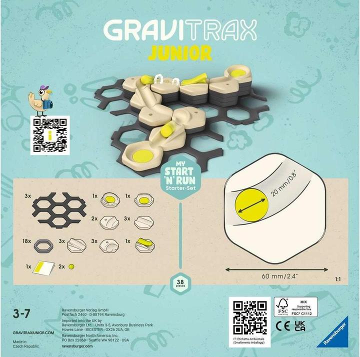 Actual product image Ravensburger GraviTrax Junior Starter-Set S Start and Run