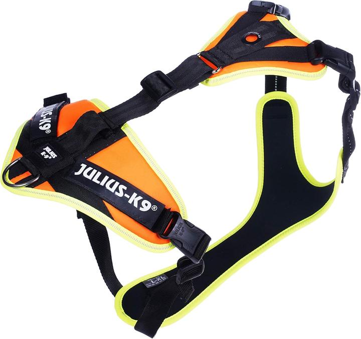 Image du produit Julius-K9 K9 Mantrailing/Outd. sele, Str. : L-XL/Uv Orange m. neon kant (L, XL, Chien, Général)