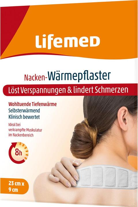 Actual product image Lifemed Neck warming plasters, 230 x 90 mm, white (1 x)