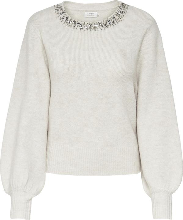 Only Ballonärmel Strickpullover