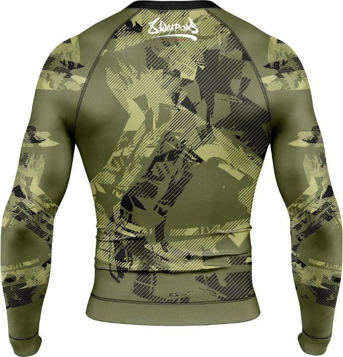 Produktbild 8Weapons 8 WEAPONS Rashguard, L/S, Hit 2.0, olive-black, M (M)