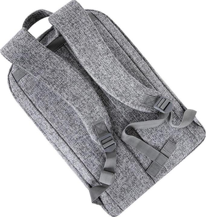 Actual product image Rivacase Laptop backpack, Light gray (15 l)