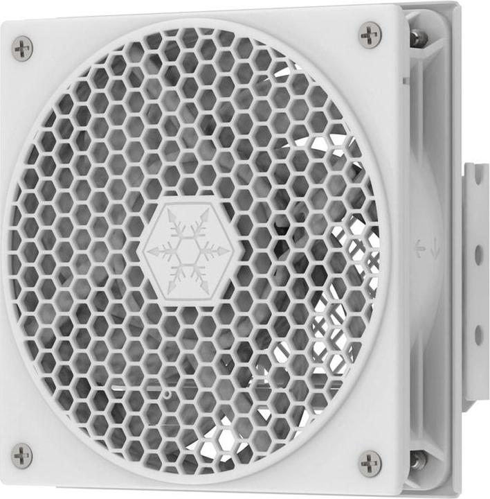 Image du produit Silverstone SST-FDP02W - Support adaptateur de ventilateur externe, ventilateur 120mm inclus, blanc (127 mm, 1 x)