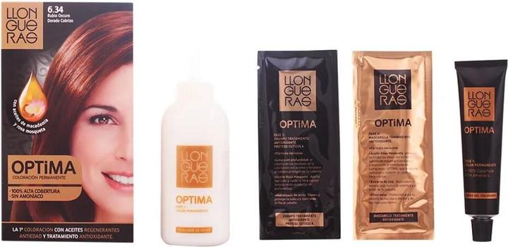 Produktbild Llongueras OPTIMA hair colour #6.34-golden deep blond (6.34)