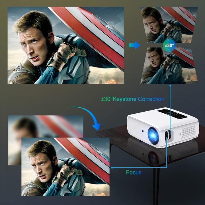 Actual product image Hopvision JQ818A (Full HD, 600 lm)