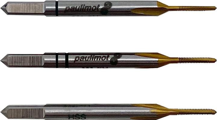 Produktbild Paulimot Hand-Gewindebohrer-Satz 3-teilig M1,2 x 0,25