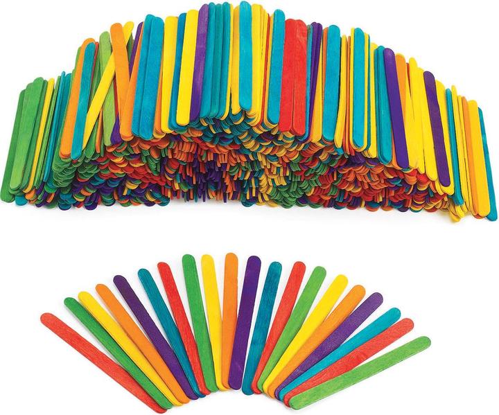 Actual product image Colorations Colourations - Coloured wooden craft sticks, 1000 pcs.