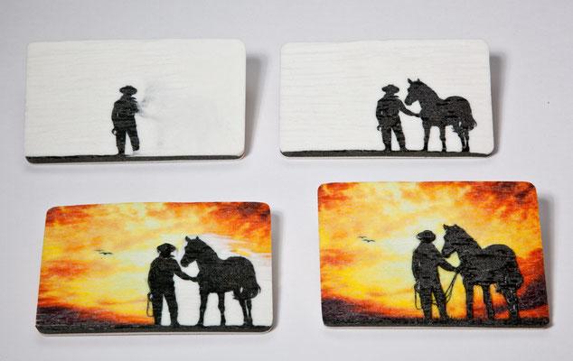 Actual product image Carving Colors Model "Cowboy