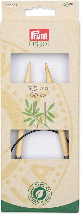 Immagine prodotto Prym Ago per lavorare a maglia circolare BAMBOO 7,00 mm, 60 cm