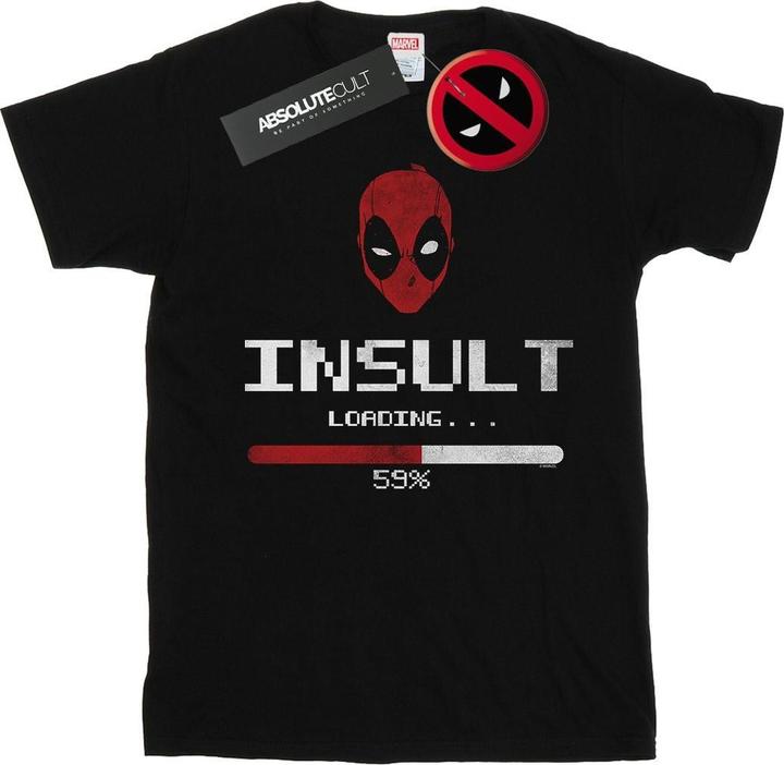Image du produit - T-shirt DEADPOOL INSULT LOADING - Femme (XXL)