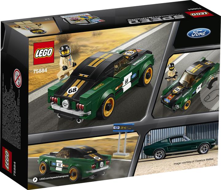 Image du produit LEGO 1968 Ford Mustang Fastback (75884, LEGO Speed Champions)