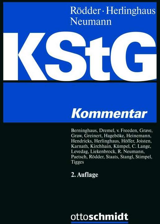 Actual product image Körperschaftsteuergesetz (German, Ralf Neumann, Andreas Herlinghaus, Thomas Rödder, 2023)