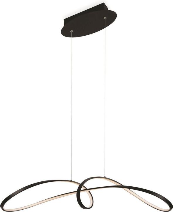 Produktbild Maytoni Curve LED Pendelleuchte, Hängeleuchte 42W Schwarz 85Ra Neutralweiss (2800 lm)
