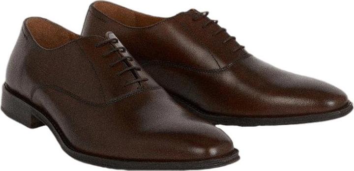 Actual product image Burton Mens 1904 Plain Leather Oxford Shoes (42)