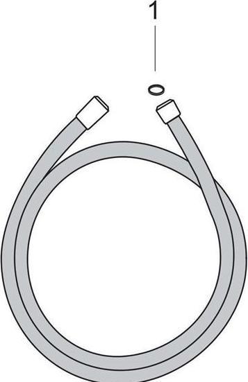 Image du produit hansgrohe Flexible de douche Isiflex (160 cm)