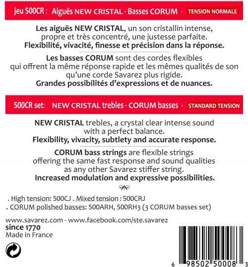 Produktbild Savarez 500CR (6 x, Gitarre, 0.03")