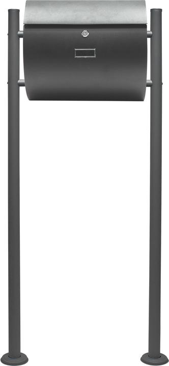 Actual product image Wiltec Mailbox Set Stand Letterbox V17 Single Postbox Letter Mail