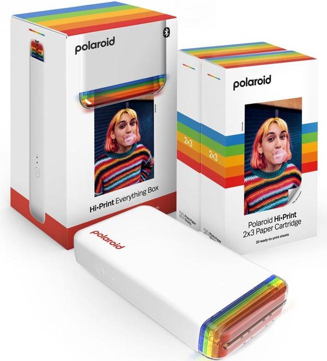 Polaroid Hi-Print 2x3 Printer Everthing box