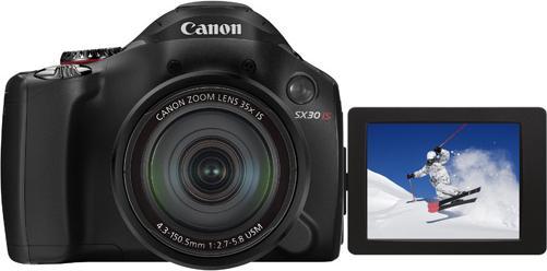 Image du produit Canon Powershot SX30, 14MP, Zoom 35x, Vidéos HD, Noir (1/2,3'')