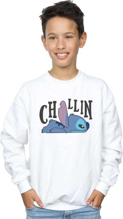 Actual product image Disney Boys Lilo And Stitch Chillin Sweatshirt (152, 158)
