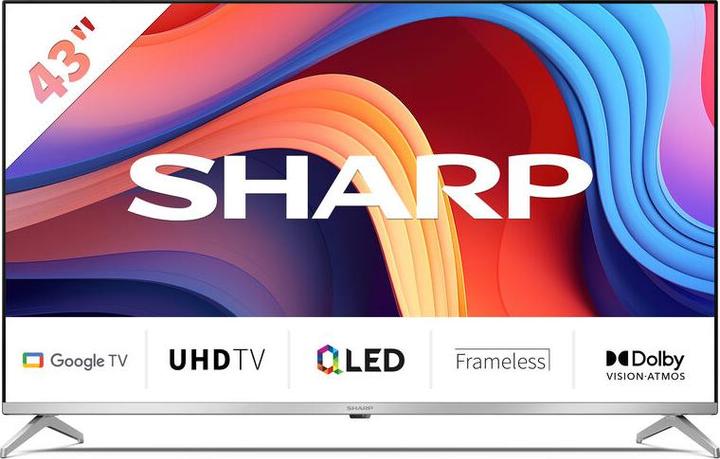 Actual product image Sharp 43GP6260E silber (43", QLED, 4K, 2025)