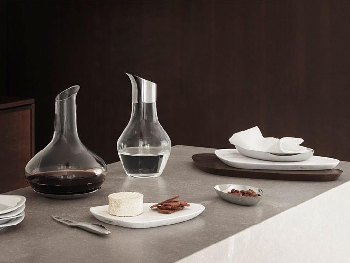 Actual product image Georg Jensen Sky wine carafe with coaster (2.30 l)