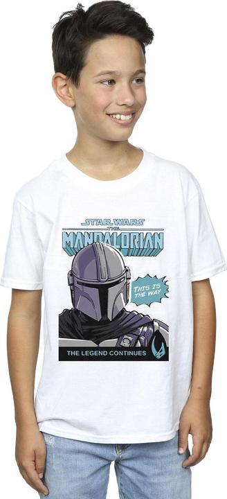 Immagine prodotto Star Wars Mando Comic Cover Maglietta Ragazzi (140, 146)