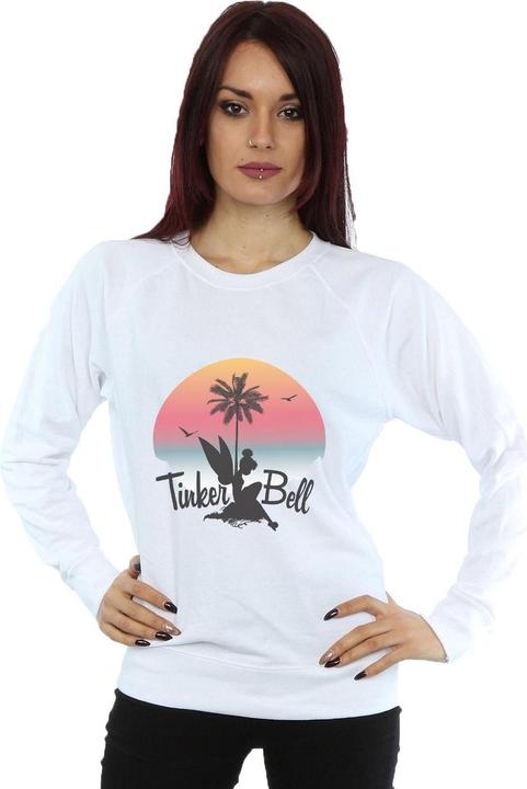 Actual product image Disney Womens/Ladies Tinker Bell Sunset Sweatshirt (L)